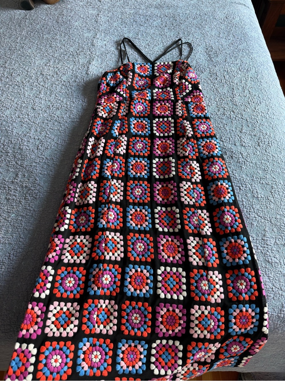 Anthropologie — Women’s Multicolor Crochet-Pattern Maxi Skirt - Picture 2 of 5
